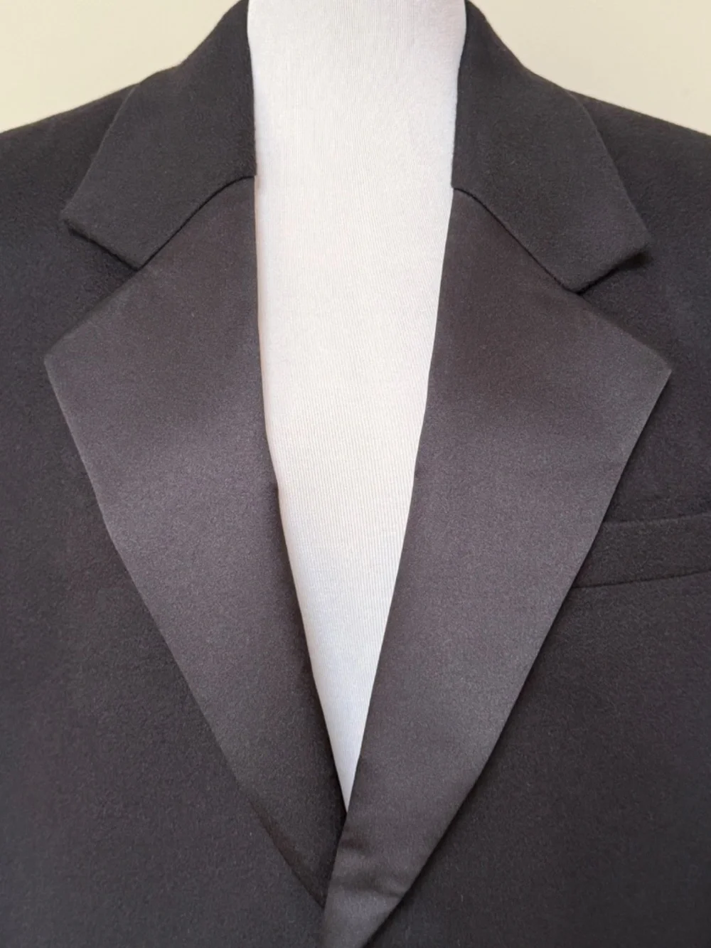 Saint Laurent YSL Runway Oversize Cashmere Wool Tuxedo Blazer Jacket